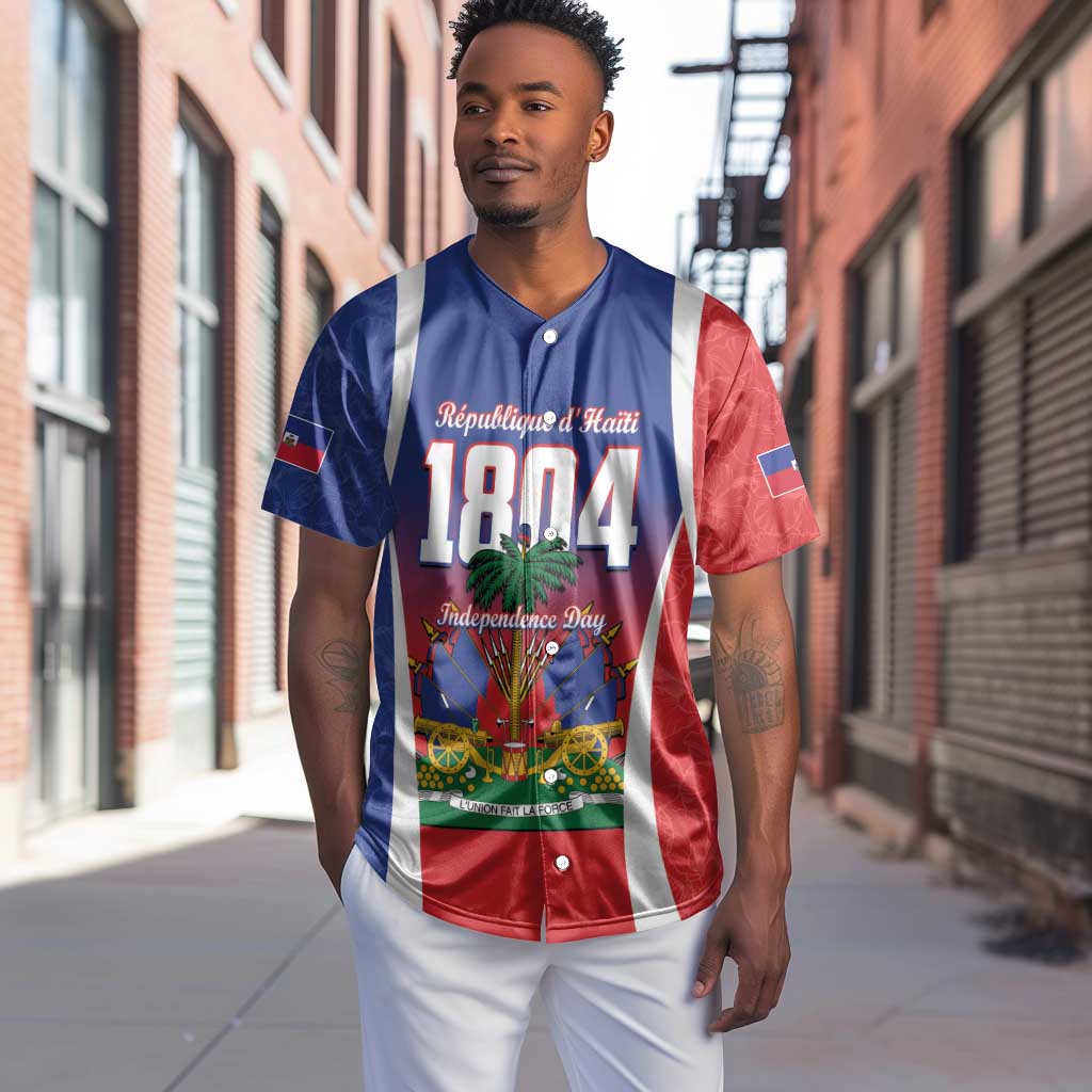 Personalized Haiti 1804 Baseball Jersey Happy Ayiti Independence Day - African Pride