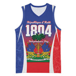 Personalized Haiti 1804 Basketball Jersey Happy Ayiti Independence Day - African Pride