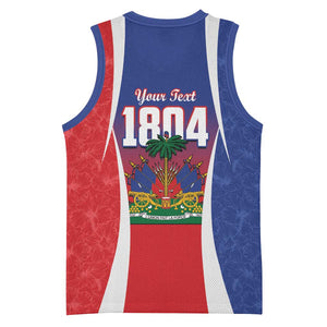 Personalized Haiti 1804 Basketball Jersey Happy Ayiti Independence Day - African Pride