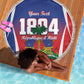 Personalized Haiti 1804 Beach Blanket Happy Ayiti Independence Day - African Pride
