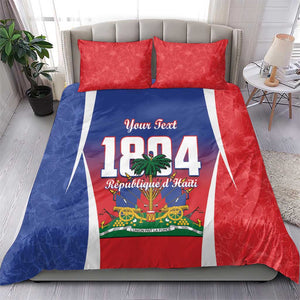 Personalized Haiti 1804 Bedding Set Happy Ayiti Independence Day - African Pride