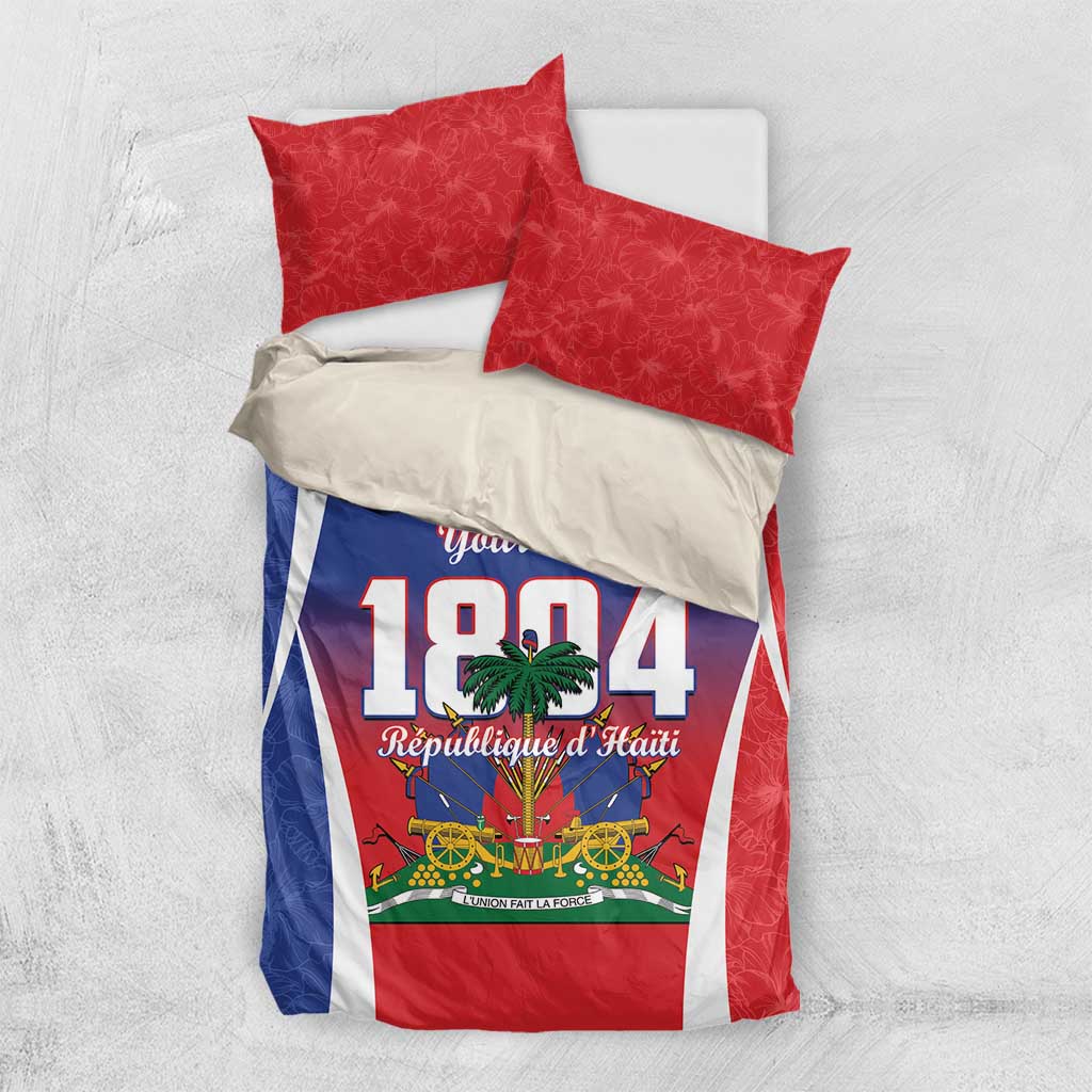 Personalized Haiti 1804 Bedding Set Happy Ayiti Independence Day - African Pride