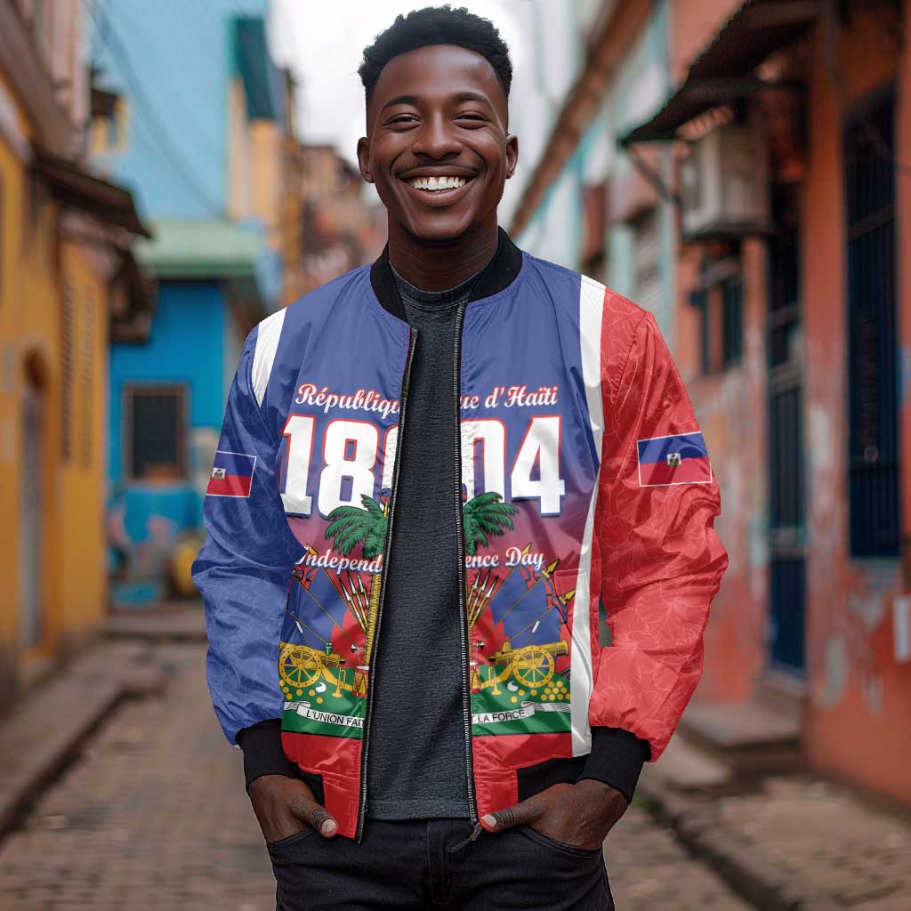 Personalized Haiti 1804 Bomber Jacket Happy Ayiti Independence Day - African Pride