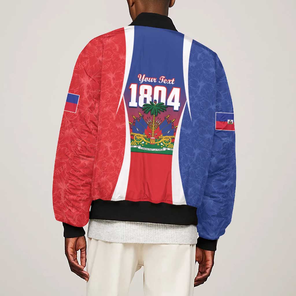 Personalized Haiti 1804 Bomber Jacket Happy Ayiti Independence Day - African Pride