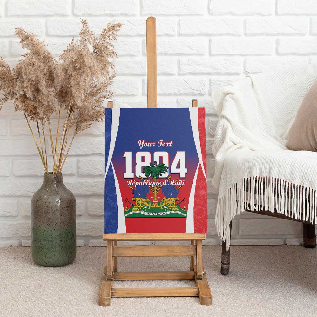 Personalized Haiti 1804 Canvas Wall Art Happy Ayiti Independence Day - African Pride