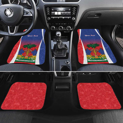 Personalized Haiti 1804 Car Mats Happy Ayiti Independence Day - African Pride