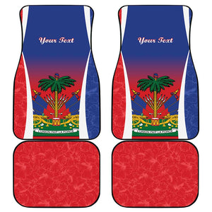 Personalized Haiti 1804 Car Mats Happy Ayiti Independence Day - African Pride