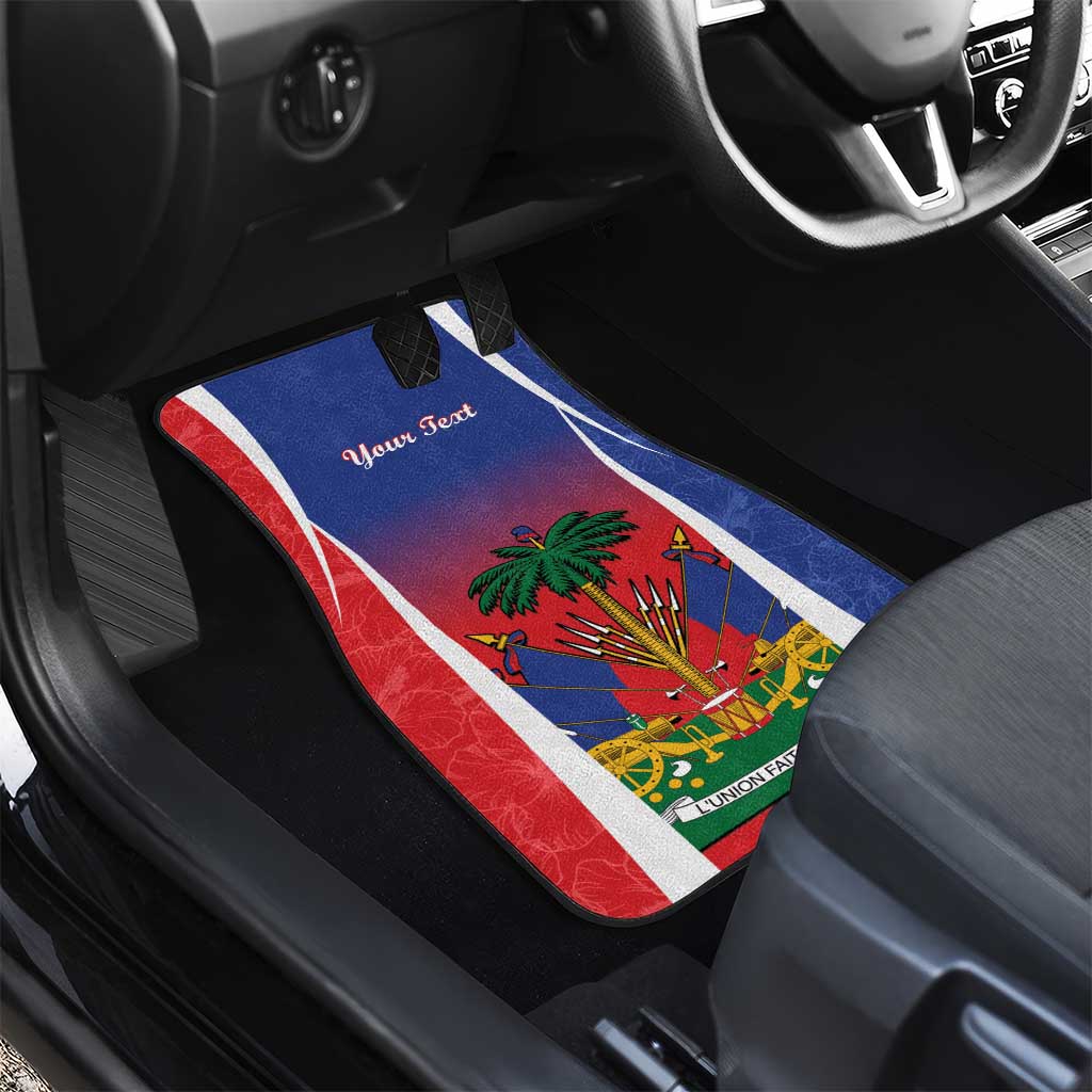 Personalized Haiti 1804 Car Mats Happy Ayiti Independence Day - African Pride