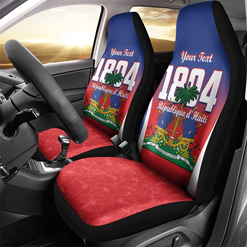 Personalized Haiti 1804 Car Seat Cover Happy Ayiti Independence Day - African Pride