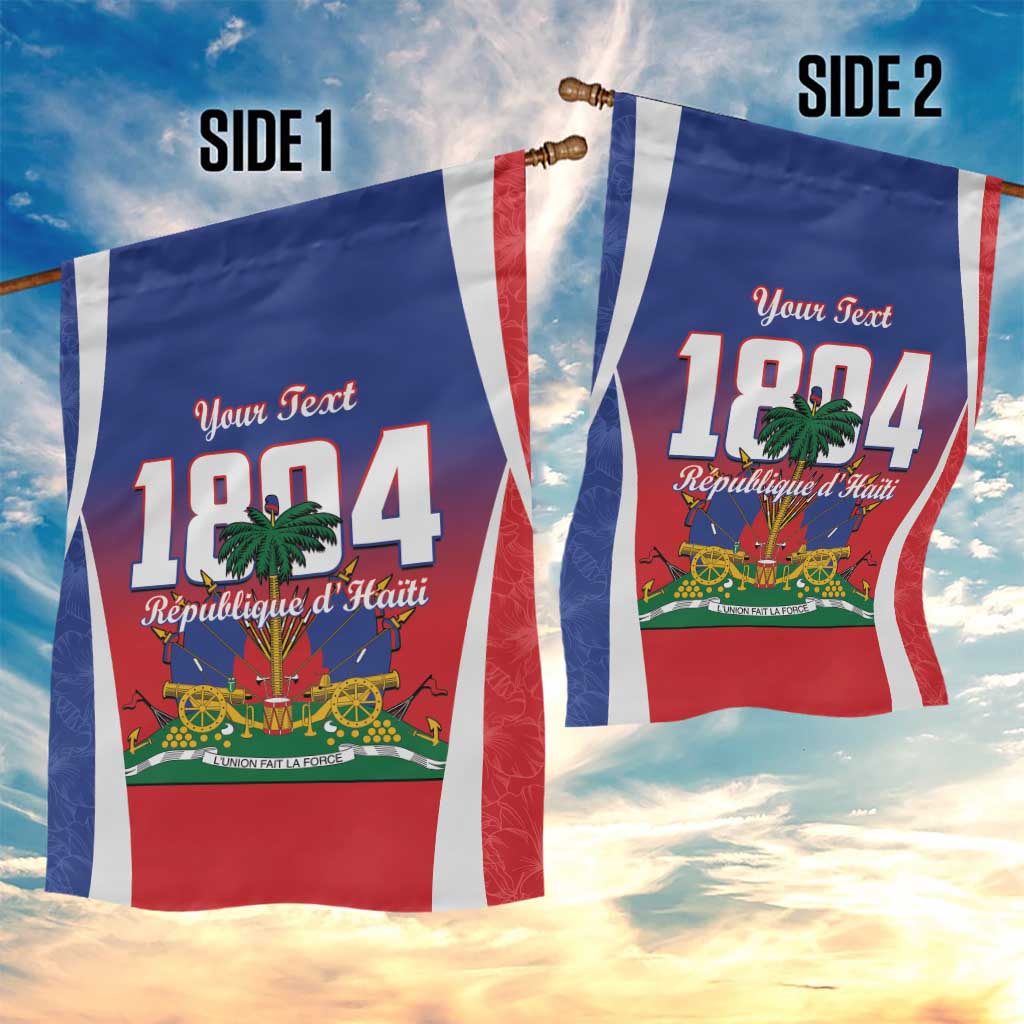 Personalized Haiti 1804 Garden Flag Happy Ayiti Independence Day - African Pride