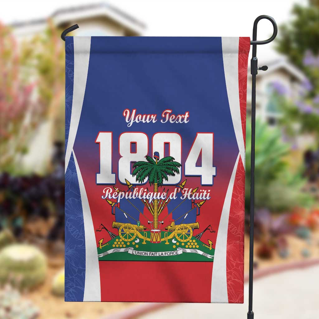 Personalized Haiti 1804 Garden Flag Happy Ayiti Independence Day - African Pride