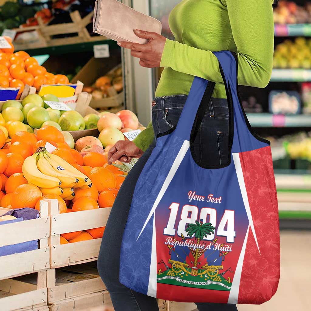 Personalized Haiti 1804 Grocery Bag Happy Ayiti Independence Day - African Pride