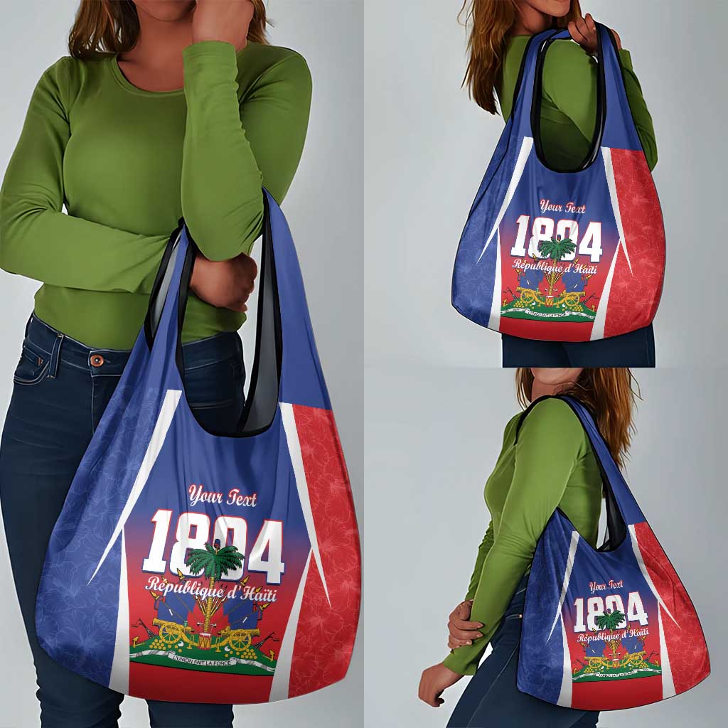 Personalized Haiti 1804 Grocery Bag Happy Ayiti Independence Day - African Pride