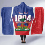 Personalized Haiti 1804 Hooded Blanket Happy Ayiti Independence Day - African Pride