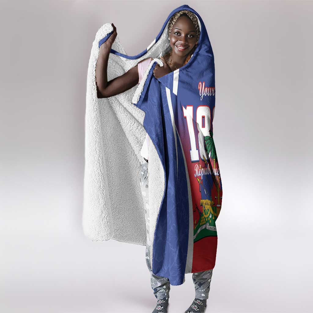 Personalized Haiti 1804 Hooded Blanket Happy Ayiti Independence Day - African Pride