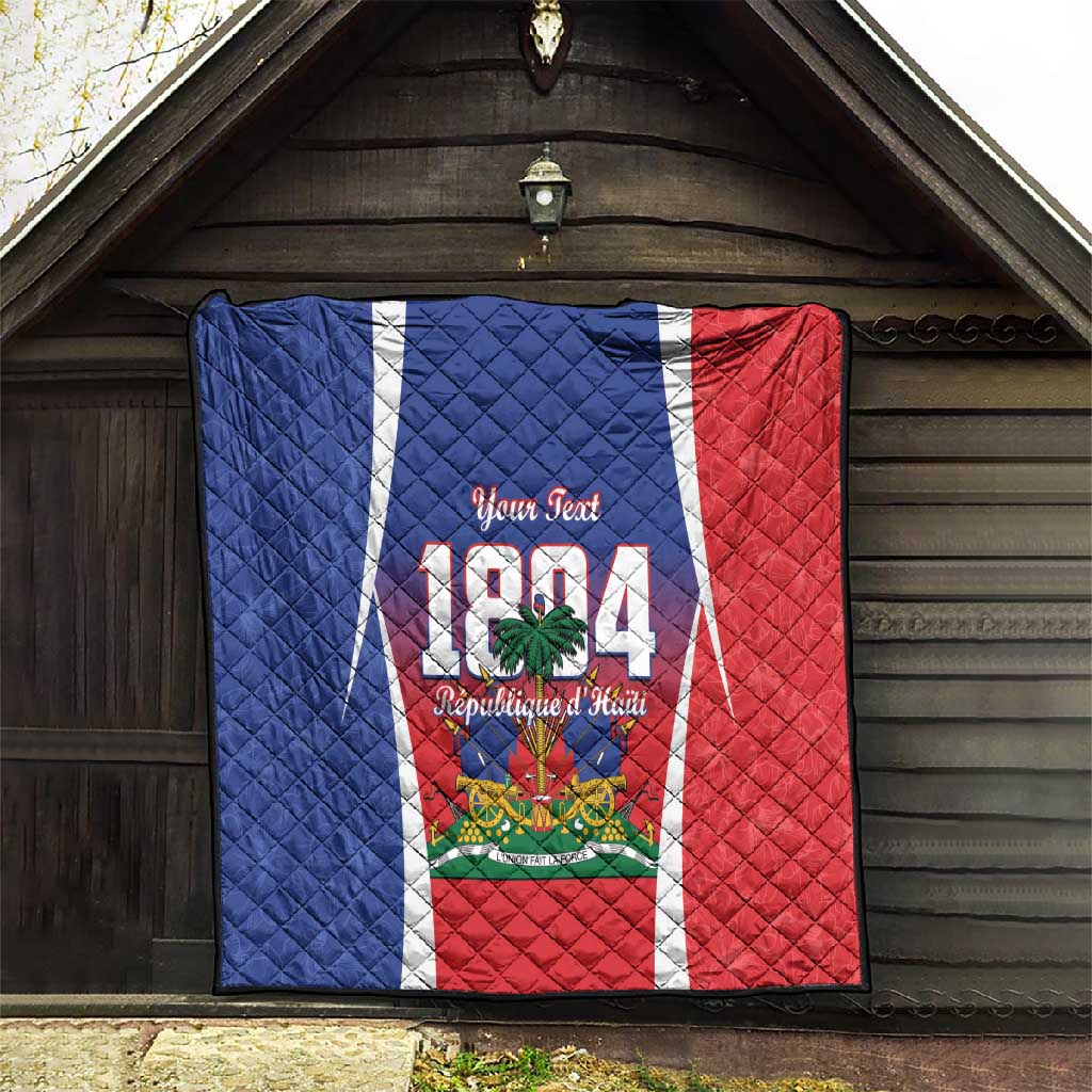 Personalized Haiti 1804 Quilt Happy Ayiti Independence Day - African Pride