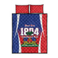Personalized Haiti 1804 Quilt Bed Set Happy Ayiti Independence Day - African Pride