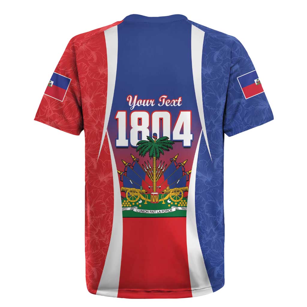 Personalized Haiti 1804 Rugby Jersey Happy Ayiti Independence Day - African Pride