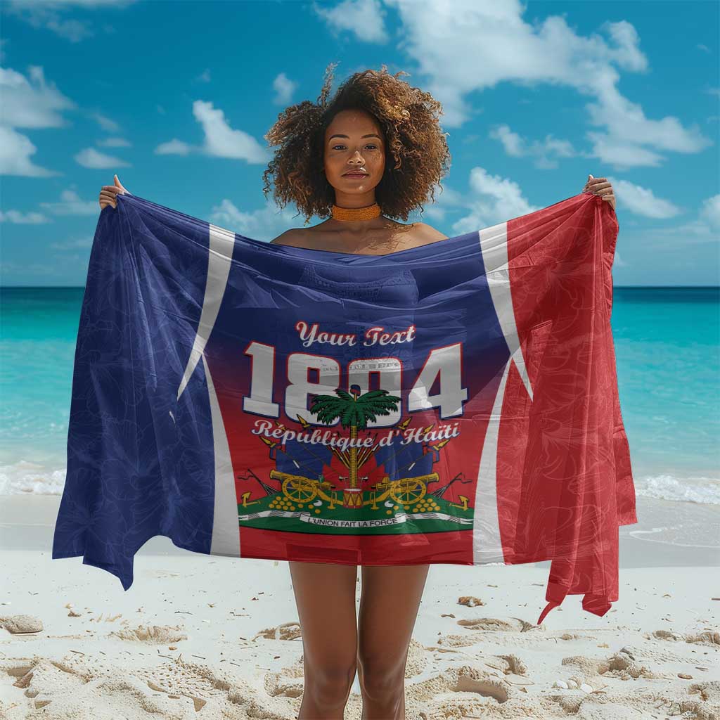 Personalized Haiti 1804 Sarong Happy Ayiti Independence Day - African Pride
