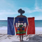 Personalized Haiti 1804 Sarong Happy Ayiti Independence Day - African Pride
