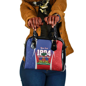 Personalized Haiti 1804 Shoulder Handbag Happy Ayiti Independence Day - African Pride
