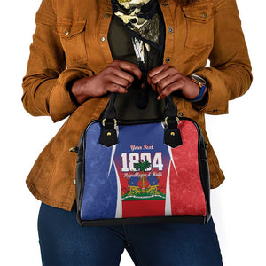 Personalized Haiti 1804 Shoulder Handbag Happy Ayiti Independence Day - African Pride