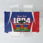 Personalized Haiti 1804 Tablecloth Happy Ayiti Independence Day - African Pride
