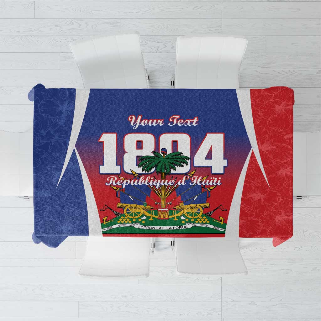 Personalized Haiti 1804 Tablecloth Happy Ayiti Independence Day - African Pride