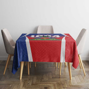 Personalized Haiti 1804 Tablecloth Happy Ayiti Independence Day - African Pride