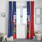 Personalized Haiti 1804 Window Curtain Happy Ayiti Independence Day - African Pride