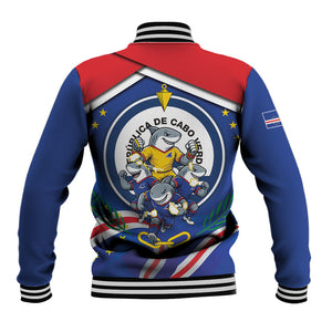 Cape Verde 2026 Football Baseball Jacket Orgulho Tubaroes Azuis Make History