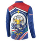 Cape Verde 2026 Football Button Sweatshirt Orgulho Tubaroes Azuis Make History