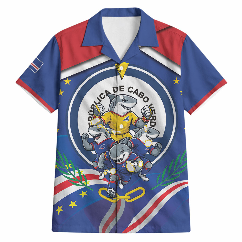 Cape Verde 2026 Football Hawaiian Shirt Orgulho Tubaroes Azuis Make History