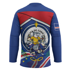Cape Verde 2026 Football Hockey Jersey Orgulho Tubaroes Azuis Make History