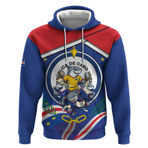 Cape Verde 2026 Football Hoodie Orgulho Tubaroes Azuis Make History