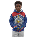 Cape Verde 2026 Football Kid Hoodie Orgulho Tubaroes Azuis Make History