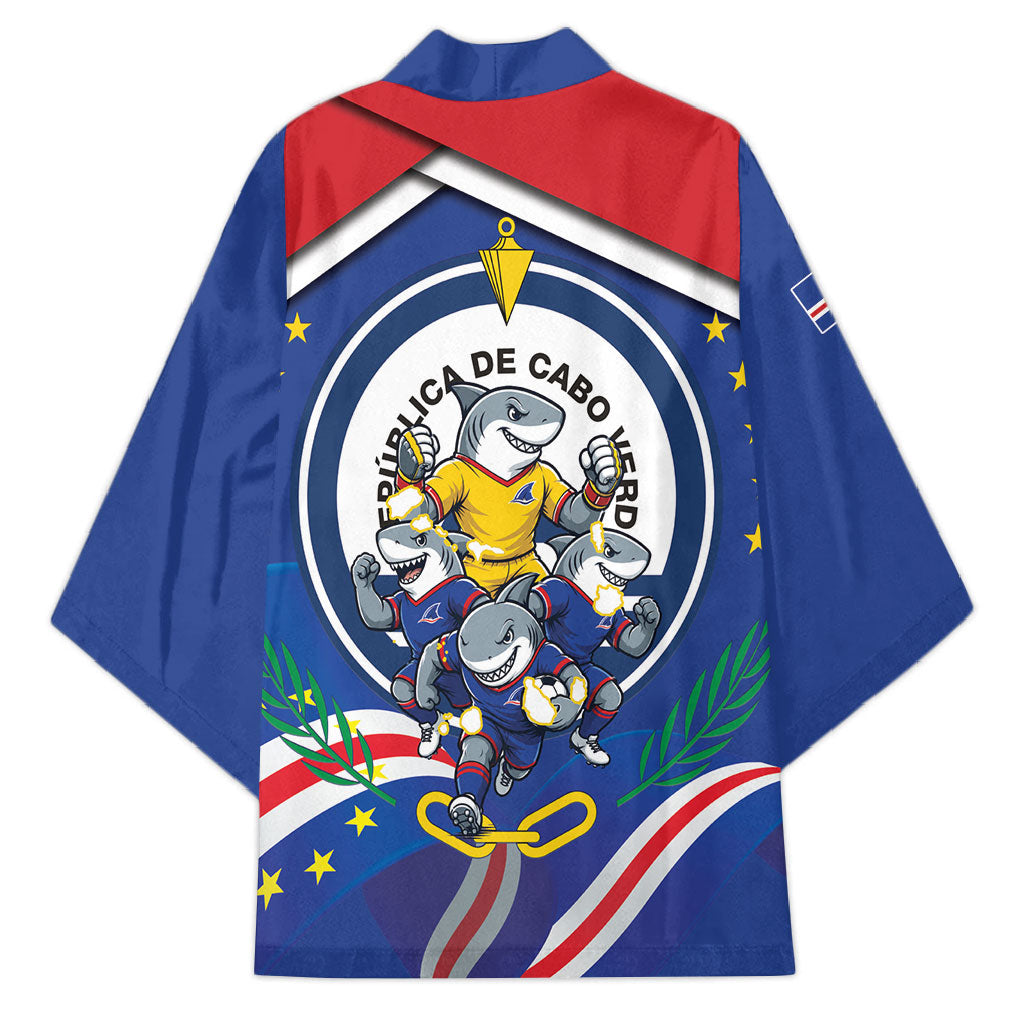 Cape Verde 2026 Football Kimono Orgulho Tubaroes Azuis Make History