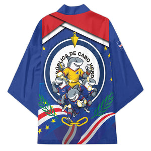 Cape Verde 2026 Football Kimono Orgulho Tubaroes Azuis Make History