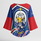 Cape Verde 2026 Football Kimono Sleeve Blouse Orgulho Tubaroes Azuis Make History