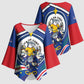 Cape Verde 2026 Football Kimono Sleeve Blouse Orgulho Tubaroes Azuis Make History
