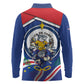 Cape Verde 2026 Football Long Sleeve Polo Shirt Orgulho Tubaroes Azuis Make History