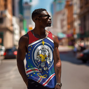 Cape Verde 2026 Football Men Tank Top Orgulho Tubaroes Azuis Make History