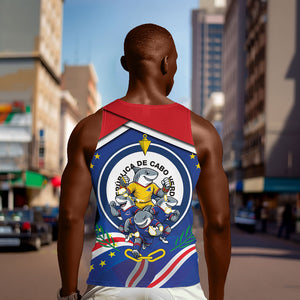 Cape Verde 2026 Football Men Tank Top Orgulho Tubaroes Azuis Make History