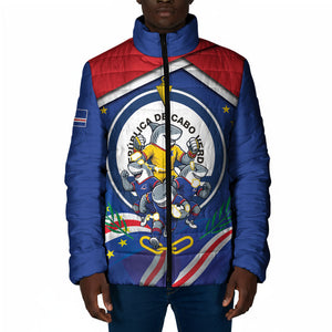 Cape Verde 2026 Football Padded Jacket Orgulho Tubaroes Azuis Make History