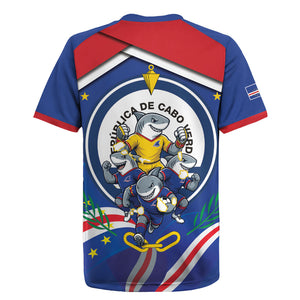 Cape Verde 2026 Football Rugby Jersey Orgulho Tubaroes Azuis Make History