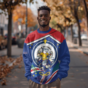 Cape Verde 2026 Football Sweatshirt Orgulho Tubaroes Azuis Make History