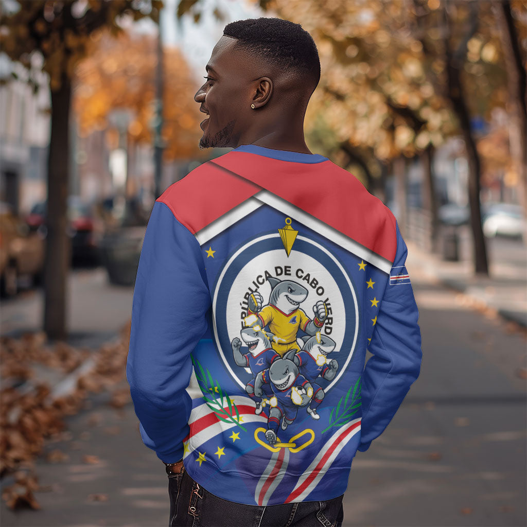 Cape Verde 2026 Football Sweatshirt Orgulho Tubaroes Azuis Make History
