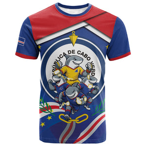 Cape Verde 2026 Football T shirt Orgulho Tubaroes Azuis Make History
