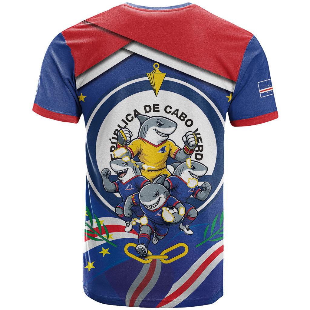 Cape Verde 2026 Football T shirt Orgulho Tubaroes Azuis Make History