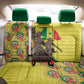 Senegal Monument de la Renaissance Back Car Seat Cover Africaine Ankara Pattern